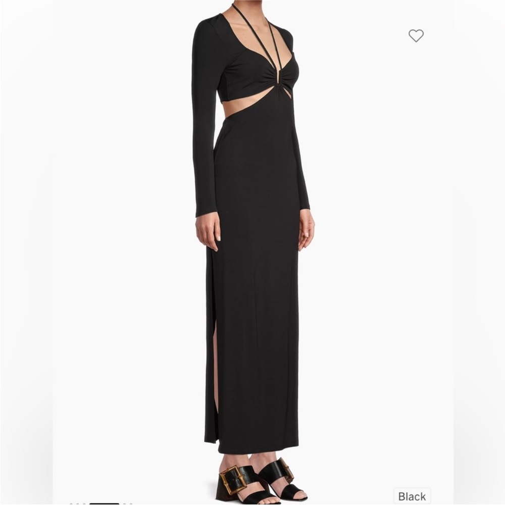 XXS BNWT Michael Kors black maxi dress